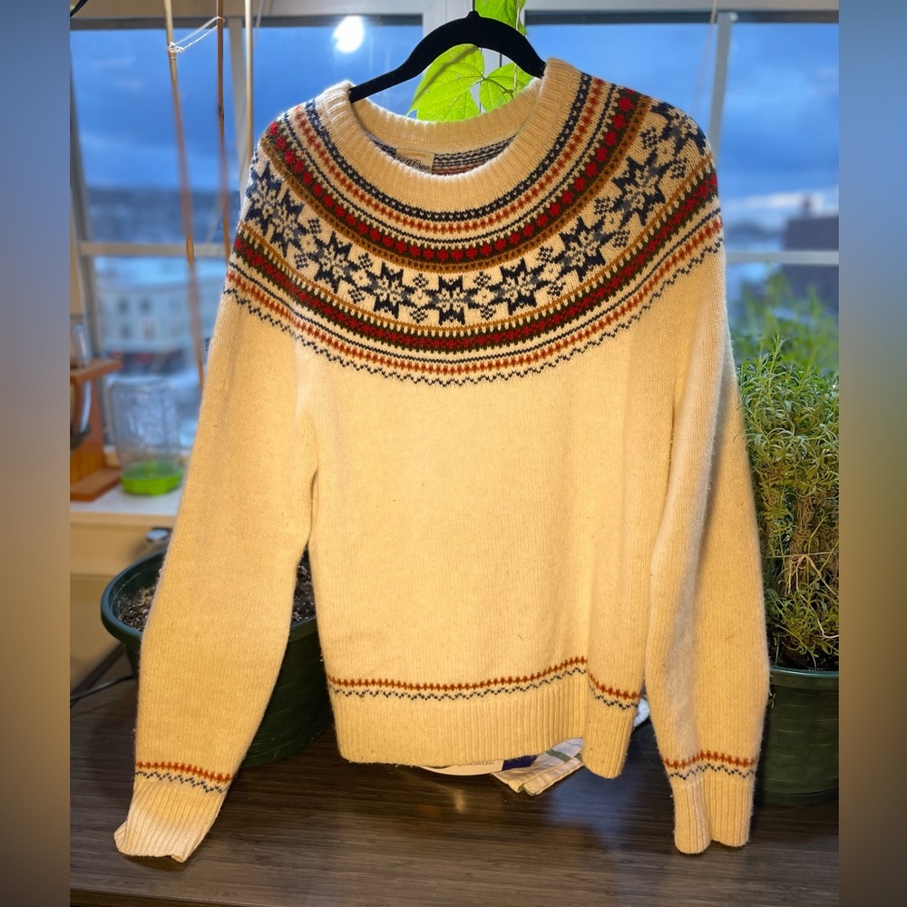 J crew Christmas sweater
